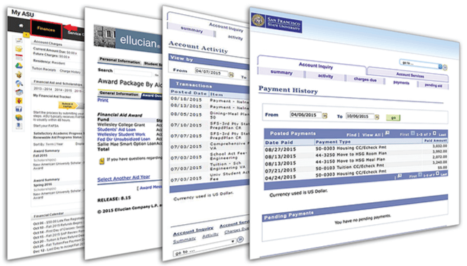 User Research on other University Billing Platforms