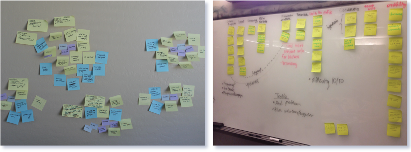 Sorting interview insights